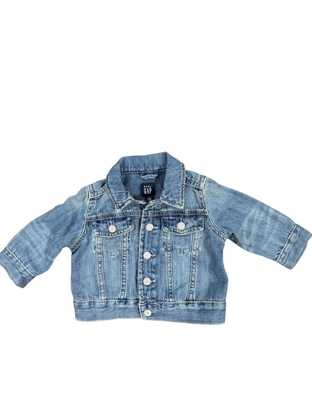 Baby Gap Original Iconic Ultrasoft Classic Denim  Jacket Size 0-6 Months